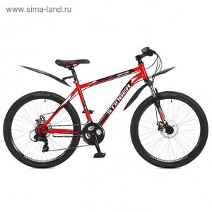 Велосипед 26" Stinger Aragon, 2017, цвет красный, размер 18"