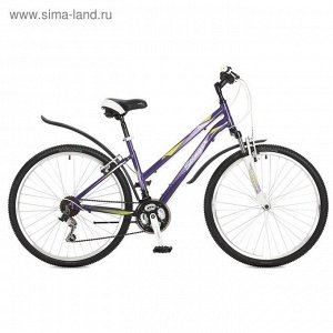 Велосипед 26" Stinger Element Lady, 2017, цвет фиолетовый, размер 17"