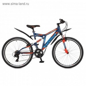 Велосипед 26" Stinger Highlander 200V, 2017, цвет синий, размер 18"