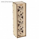 Коробка для вина с ромашками 38*11*11 см   1544647
