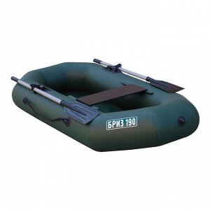 Лодка Бриз 190 (с веслами) зеленый/ Boat BRIZ 190N (oars) green