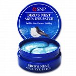 SNP Гидрогелевые патчи д/глаз с экстрактом ласточкиного гнезда Bird&#039;s Nest Aqua Eye Patch