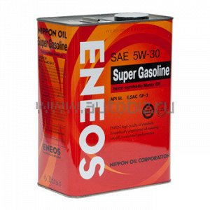 18444 Eneos Gasoline SUPER /Semi-synthetic/ SL 5w30 4л (1/6), Ens-