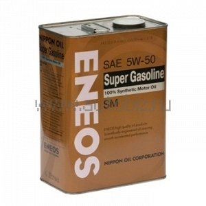 38770 Eneos Gasoline SUPER /Synthetic 100%/ SM 5w50 4л (1/6), Ens-