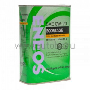 49339 Eneos Gasoline Ecostage /Synthetic 100%/ SN 0w20 1л (1/20), Ens-