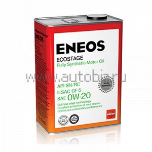 49340 Eneos Gasoline Ecostage /Synthetic 100%/ SN 0w20 4л (1/6), 8,80948E+12