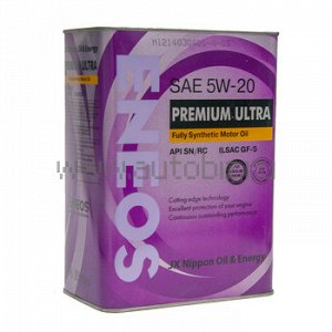 49344 Eneos Gasoline Premium Ultra /Synthetic 100%/ SN 5w20 4л (1/6), Ens-