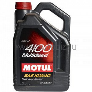 32300 MOTUL 4100 Multidiesel 10W40 CF 5л (дизельное п/синтетика) (1/4), 100261