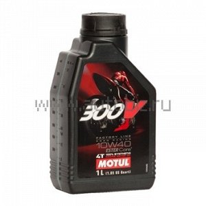 48243 MOTUL 300V 4T Factory Line Road Racing 10W40 1л (мотоциклетное 100% синтетика) (1/12), 104118