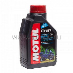 55393 MOTUL ATV UTV 4T 10W40 1л (минерал. для 4-х тактн. двиг. квадроциклов) (1/12), 105878