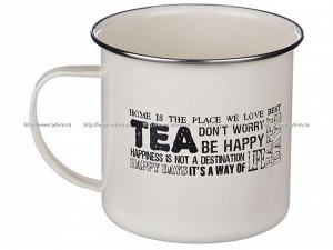 Кружка "чай" 500 мл.высота=9 см.диаметр=10 см.(кор=32шт.)