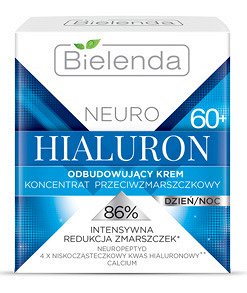 BIELENDA NEURO HIALURON Восстанавливающий крем-концентрат против морщин 60+ дневной/ночной 50мл (*6)