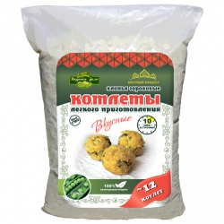 Котлеты гороховые с чесноком и специями, 230 гр