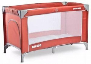 АЛк110 TERO-3941--Манеж-кровать  Careteo Basic Red (красный)