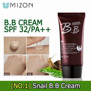 MIZON ВВ крем с улиткой Snail Repair Blemish Balm SPF32/PA++