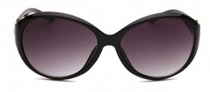 Солнцезащитные очки черные с ромбом на дужке