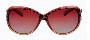 Солнцезащитные очки леопардовые "с отверстием" на дужке