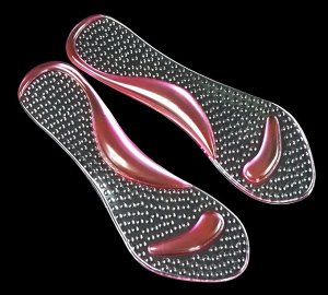 Ортопедические силиконовые стельки для обуви на каблук