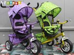 w ВЕЛОСИПЕД 3-Х КОЛЕСНЫЙ С ТОЛКАТЕЛЕМ DT125С
