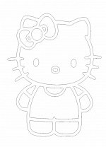 Трафарет A5 &quot;Китти&quot;