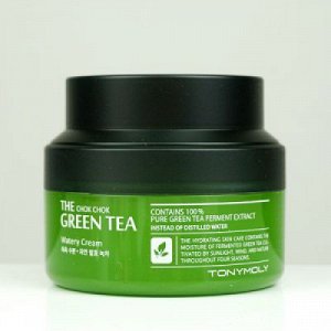 Tony Moly Крем для лица "THE CHOK CHOK GREEN TEA WATERY CREAM 60 мл" Крем прекрасно увлажняет кожу, успокаивает, снимает воспаления и покраснения, улучшает цвет лица. Средство отлично подойдет для ухо