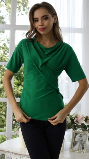 блуза "Челси" 51108 зеленый