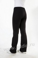 Брюки спорт. жен. S-167  тренир. с утяжкой низа