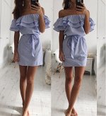 Платье синее