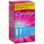 CAREFREE Ежеднев.Салфетки Flexi Form воздухопрониц. 30шт.