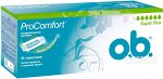 O.B. Тампоны ProComfort супер плюс 16 шт //