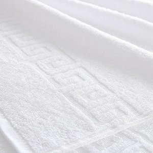 белое полотенце с бордюром Туркмения