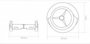 Гироскутер 6,5″ Smart Balance встроенные колонки Bluetooth