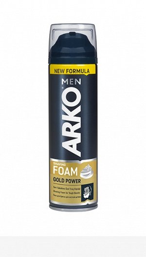 Пена для бритья ARKO Men Gold Power для жёсткой щетины