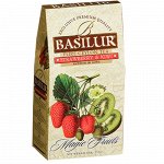 Чай Basilur ВОЛШЕБНЫЕ ФРУКТЫ &quot;Клубника и киви&quot; к/к