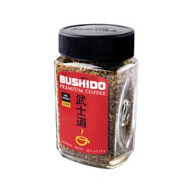 кофе Кофе Bushido растворимый Red Katana - сублимированный кофе, в состав которого входит 100% отборная арабика. Для создания смеси использован уникальный фирменный метод передачи вкуса натурального к