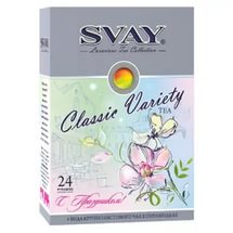 Чай SVAY Classic Variety — это собрание лучших традиций чайной коллекции SVAY. Вечная классика — уникальна и привычна одновременно. Данное предложение позволяет оценить всю многогранность и благородст