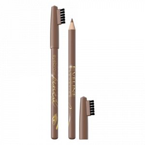 КОНТУРНЫЙ КАРАНДАШ ДЛЯ БРОВЕЙ - СВЕТЛЫЙ КОРИЧНЕВЫЙ серии EYEBROW PENCIL