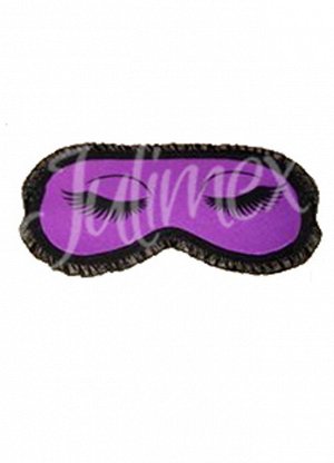Повязка Фиолетовая маска с принтом от Julimex. Предназначена для крепкого и комфортного сна. Одетая на глаза, она нигде не давит и не ощущается на лице