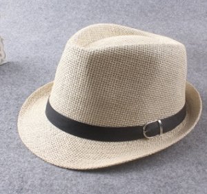 Шляпа мужская с ремешком
