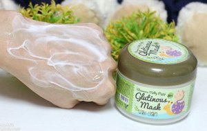 Крем-маска для лица с муцином улитки Elizavecca Milky Piggy Glutinous Mask 80% Snail Cream,100ml