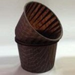Капсулы бумажные коричневые с бортиком 20 шт.