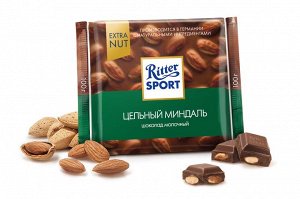 Шоколад  Ritter Sport EXTRA NUT мол целый миндаль