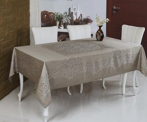 Коричневый Скатерть жаккард "MONALIT" Лен LINEN 160x220 см
Размер: 160x220 см
Состав: 100% Лен
Страна: Турция