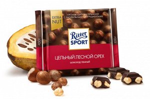 Шоколад Ritter Sport EXTRA NUT горький цел.орех