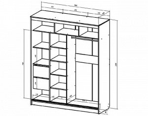 Шкаф-купе(1800)