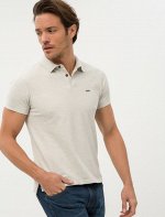 Polo Neck T-Shirt Grey