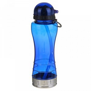 Бутылка для воды 500 мл, велосипедная, фигурная, усиленная, микс, 8х23 см