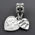 подвеска kiss made with love