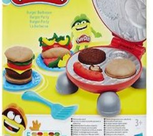 2176814 Игровой набор "Бургер гриль". Делай вкусные бургеры и хот-доги! В комплекте 5 баночек с пластилином.