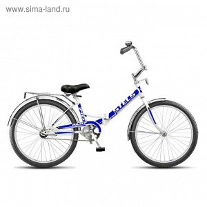 Велосипед 24" Stels Pilot-710, 2016, цвет белый/синий, размер 16"